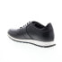 Zanzara Whitley ZZ1520L Mens Black Leather Lace Up Lifestyle Sneakers Shoes 13 Черный - фото #6