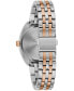 Фото #3 товара Часы Caravelle Crystal Two Tone Watch