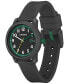 ფოტო #2 პროდუქტის Kids L.12.12 Light Black Silicone Strap Watch 32mm