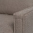 Chaise Longue Sofa Taupe 235 x 155 x 87 cm