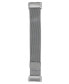 ფოტო #3 პროდუქტის Unisex Silver-Tone Stainless Steel Mesh Band Compatible with Fitbit Charge 5 and 6