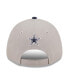 Фото #2 товара Men's Gray and Navy Dallas Cowboys The League 2Tone 9FORTY Adjustable Hat