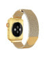 Фото #2 товара Men's and Women's Apple Gold-Tone Stainless Steel Replacement Band 40mm