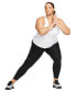 ფოტო #6 პროდუქტის Plus Size Active Medium-Support Padded Sports Bra Tank Top