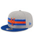 Фото #1 товара Men's Gray, Royal New York Mets Band 9FIFTY Snapback Hat
