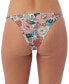 ფოტო #2 პროდუქტის Juniors' Tenley Floral-Print Caicos Bikini Bottoms
