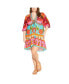 ფოტო #1 პროდუქტის Plus Size Cabana Mini Placement Dress