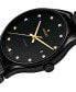 ფოტო #9 პროდუქტის Unisex Swiss Automatic True Diamond (1/8 ct. t.w.) Black Ceramic Bracelet Watch 40mm